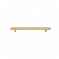 JVJ Hardware 192mm Plateau Collection Flat Oval Pull, Composition Solid Brass