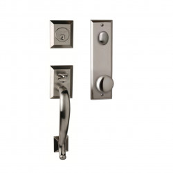 Delaney 913 Bravura Savannah Handleset with 615 Interior Plate and 906 Macon Interior Knob