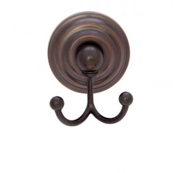 JVJ Hardware Highland Series Robe Hook C/S, Composition Zamac