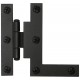 Acorn AH4BQ 3"HL Smooth Iron 3/8" Offset Cabinet Hinge (Pair)