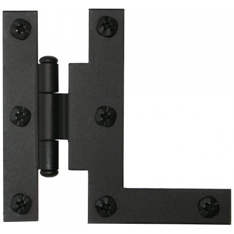 Acorn AH4BQ 3"HL Smooth Iron 3/8" Offset Cabinet Hinge (Pair)