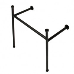 Kingston Brass VPB2814 Stainless Steel Console Sink Legs