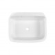 Kingston Brass GPLWS241715 Ceramic Wall Mount Bathroom Sink, Glossy White