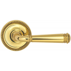 Omnia 748BD Arc Interior Traditional Lever Latchset - Solid Brass