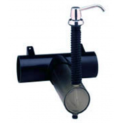 Bobrick B-922 ClassicSeries Counter-Mounted Manual Top-Fill Liquid Soap Dispenser w/ Reservoir, Capacity-3.3 L