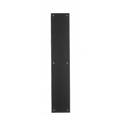 Rockwood RM1065 4" w x 22" h Leather Push Plate