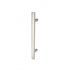 Rockwood RM4250 SkewTek Stainless Steel Straight Door Pull w/ Round Posts