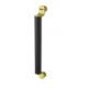 Rockwood RM6317 Straight Flush Leather Pull with Scooped Ends