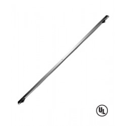 Don-Jo 2012 Door Control for Coordinators Series 52"-56", Aluminum Push Plate Finish