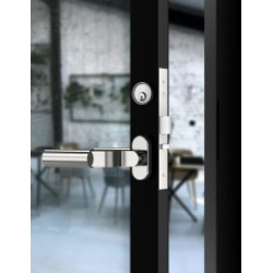 Accurate Lock & Hardware 1700 Series Narrow Backset Mortise Lockset