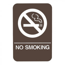 Don-Jo HS-9060-22 A.D.A. Signs, Brown Finish