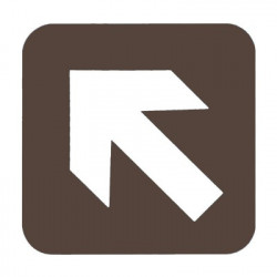 Don-Jo HS-9060-36 A.D.A. Signs, Brown Finish