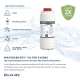 Elkay LZS8 Enhanced Touchless Filtered Bottle Filling Station & Single ADA Cooler Refrigerated w/ High Capacity Lead Reduction