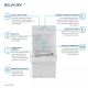 Elkay LZS8 Enhanced Touchless Filtered Bottle Filling Station & Single ADA Cooler Refrigerated w/ High Capacity Lead Reduction