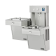 Elkay VRCTL8WSK ezH2O Vandal-Resistant Bottle Filling Station & Bi-Level Cooler Non-Filtered Refrigerated, Stainless Steel