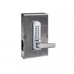 Codelocks 92064 CL410 Tubular Mechanical Latchbolt Lock, Gate Box Kit, Stainless Steel