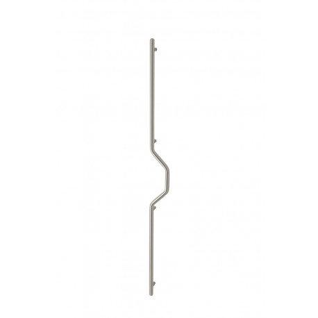 Rockwood RM2024 MegaCurve, 45 Degree Door Pull, Round Ends