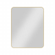 Jeffrey Alexander VMIR-METR-24 Rounded Rectangle Metal Frame Mirror, 24" W x 1" D x 30" H