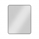 Jeffrey Alexander VMIR-METR-24 Rounded Rectangle Metal Frame Mirror, 24" W x 1" D x 30" H