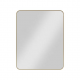 Jeffrey Alexander VMIR-METR-24 Rounded Rectangle Metal Frame Mirror, 24" W x 1" D x 30" H