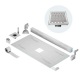 QM Drain SP Curb Delta Shower Pan Kit Square Drain