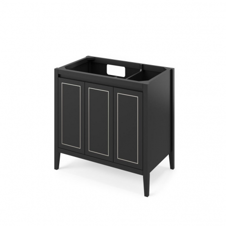 Jeffrey Alexander VN2PER-36 Percival Vanity, Left Offset, Width-36"