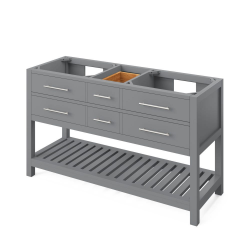 Jeffrey Alexander VN2WAV-60 Wavecrest Vanity, Width-60"