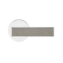 Karcher Design EPL53Y Torino Lever Set w/ Plan Design Rose For Custom-Bored Door