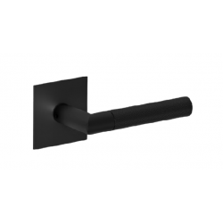 Karcher Design UEPL60 Studio One Lever Set w/ Plan Design Rose 2 9/16", For Pre-Bored Door (2 1/8")