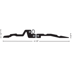NGP 8433V Thermal Break Bumper Seal Threshold, Size-1/2" x 4-1/8"