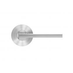 Karcher Design UEPL57 Soho Lever Set w/ Plan Design Rose 2 9/16", For Pre-Bored Door (2 1/8")