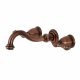 Kingston Brass KS312AL Wall Mount Bathroom Faucets,Metal Lever