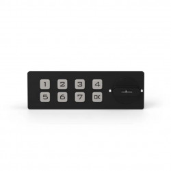Zephyr E109 Series Electronic Lock w/ Touchpad Button, Zinc Alloy, Zinc Alloy