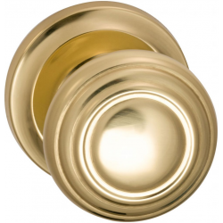 Omnia 472 Interior Traditional Knob Latchset - Solid Brass