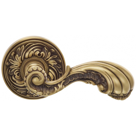 Omnia 425FL Classico Interior Ornate Lever Latchset - Solid Brass