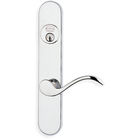 Omnia 65895 Narrow Backset Lever Lockset
