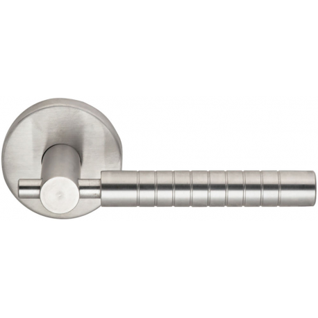 Omnia 33 Interior Modern Lever Latchset - Stainless Steel