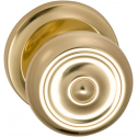 Omnia 473 Interior Traditional Knob Latchset - Solid Brass