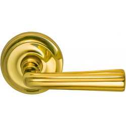 Omnia 706 Interior Traditional Lever Latchset - Solid Brass