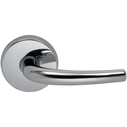 Omnia 892 Interior Modern Lever Latchset - Solid Brass