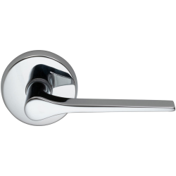 Omnia 364 Interior Modern Lever Latchset - Solid Brass
