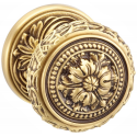 Omnia 260FL Classico Interior Ornate Beaded Knob Latchset w/ Floral Rose