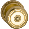 Omnia 430 Interior Traditional Beaded Knob Latchset - Solid Brass