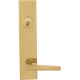 Omnia D12036 Modern Exterior Deadbolt Entrance Lever Lockset - Solid Brass