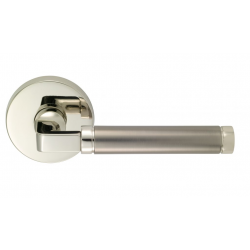 Omnia 923 Interior Modern Lever Latchset - Solid Brass