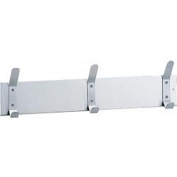 Bobrick B-232x24 Surface-Mounted Hook Strip, Finish-Satin