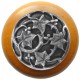 Notting Hill NHW-715 Ivy with Berries Wood Knob 1-1/2 diameter