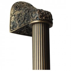 Notting Hill NHO-502 Florid Leaves Appliance Pull Overall 12