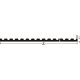 Pemko 228 Floor Plate w/ Safety Tread, 8" W x 1/4" H