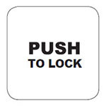 PUSH TO LOCK